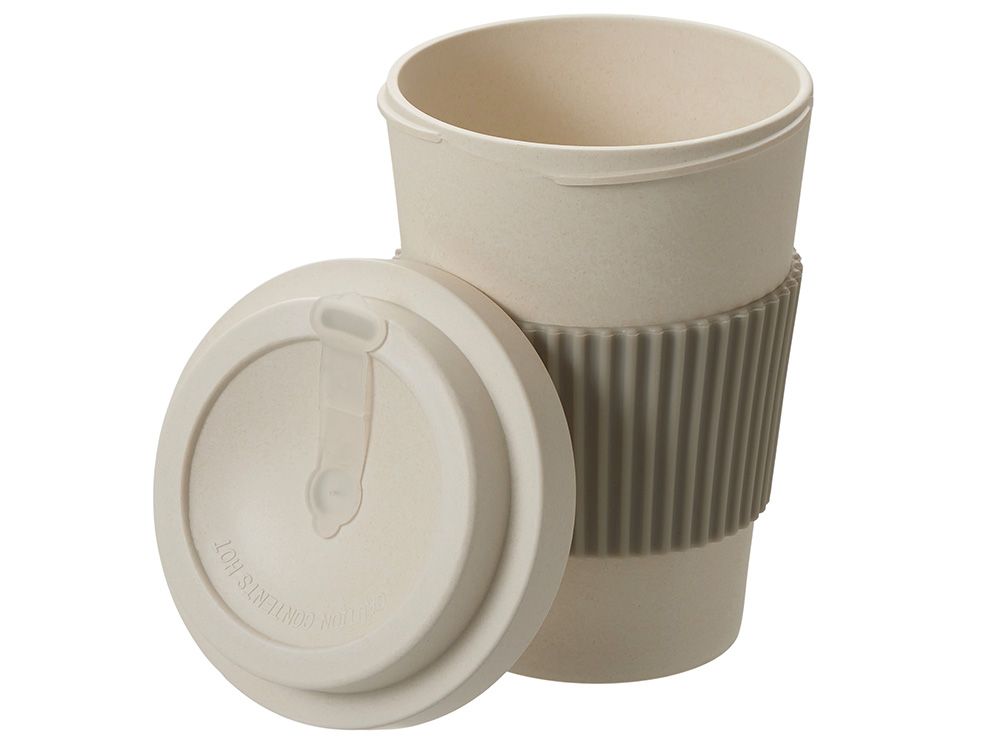 Термокружка из натуральных волокон «Muffin», бежевый - фото от интернет-магазина подарков Хочу Дарю