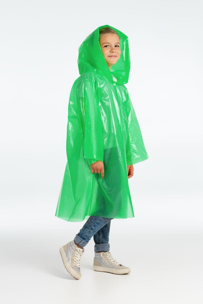 Дождевик-плащ детский BrightWay Kids, зеленый - фото от интернет-магазина подарков Хочу Дарю
