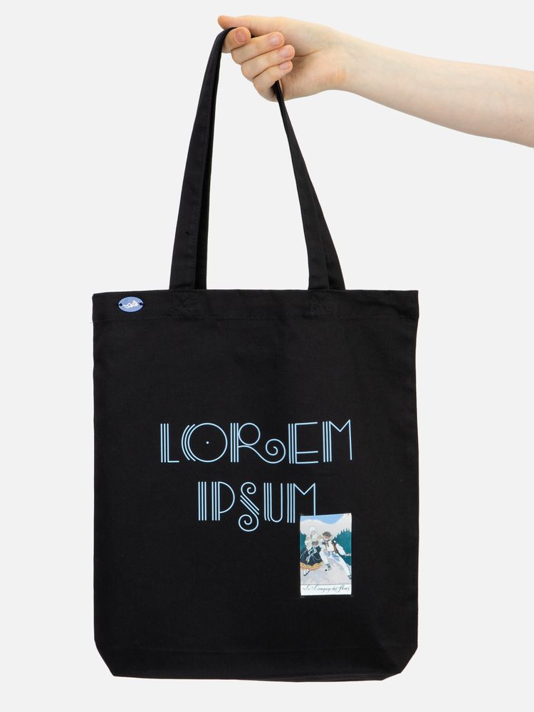 Холщовая сумка Avoska, черная - фото от интернет-магазина подарков Хочу Дарю