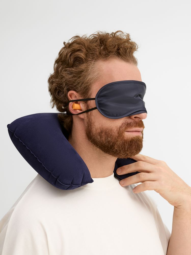 Набор для путешествий ESSENTIAL, темно-синий - фото от интернет-магазина подарков Хочу Дарю