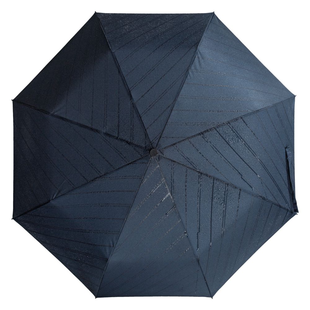 Складной зонт Magic с проявляющимся рисунком, темно-синий - фото от интернет-магазина подарков Хочу Дарю