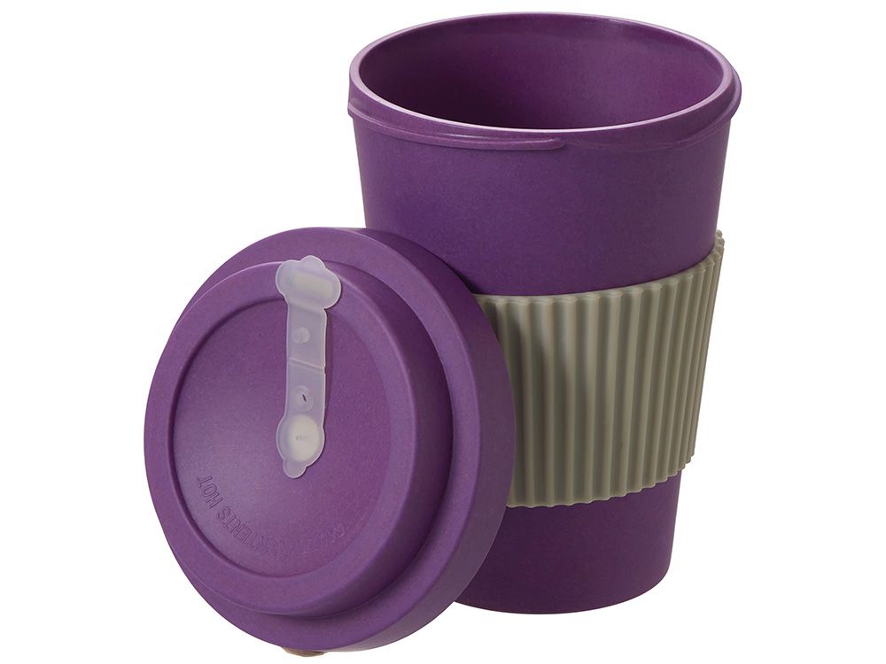 Термокружка из натуральных волокон «Muffin», фиолетовый - фото от интернет-магазина подарков Хочу Дарю