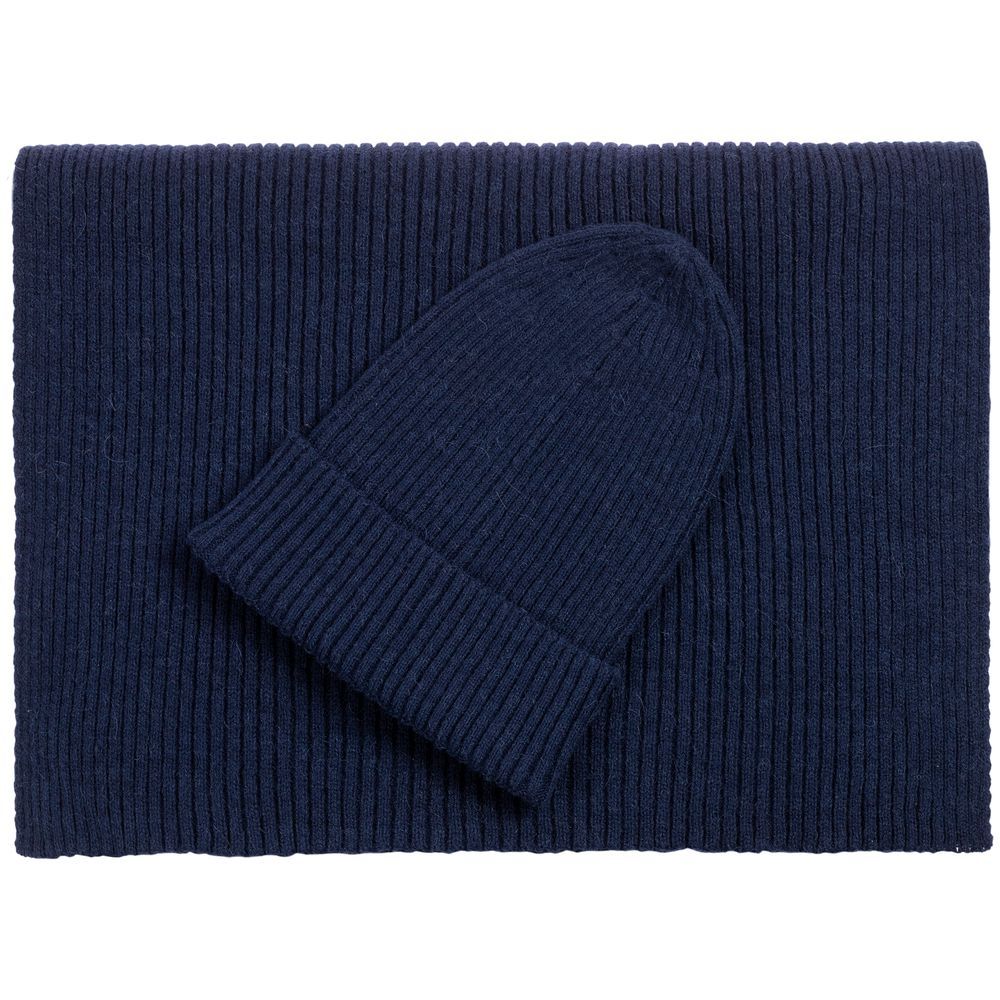 Шапка Alpine, синяя - фото от интернет-магазина подарков Хочу Дарю