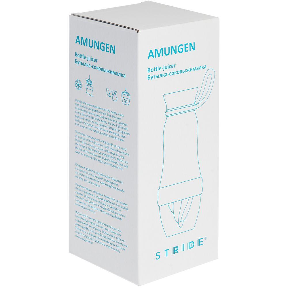 Бутылка для воды Amungen, белая - фото от интернет-магазина подарков Хочу Дарю