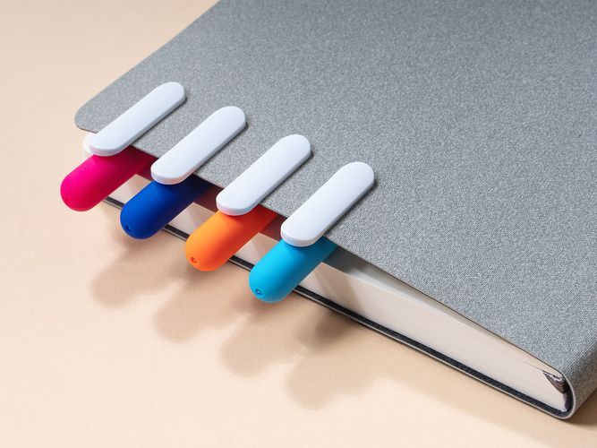 Ручка шариковая Swiper Soft Touch, неоново-оранжевая с белым - фото от ХочуДарю