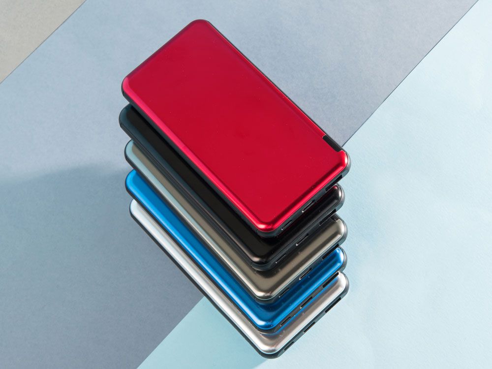Внешний аккумулятор «Forge» v.2 , 10000 mAh, синий - фото от ХочуДарю