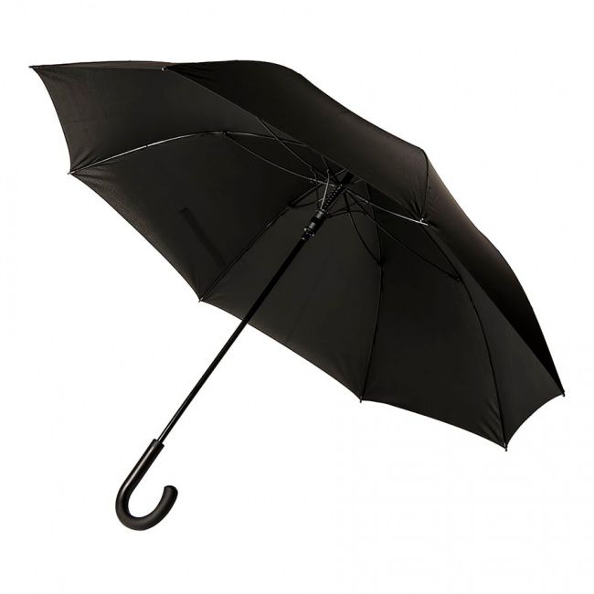Зонт-трость CAMBRIDGE с ручкой soft-touch, полуавтомат, нейлон, пластик - фото от интернет-магазина подарков Хочу Дарю