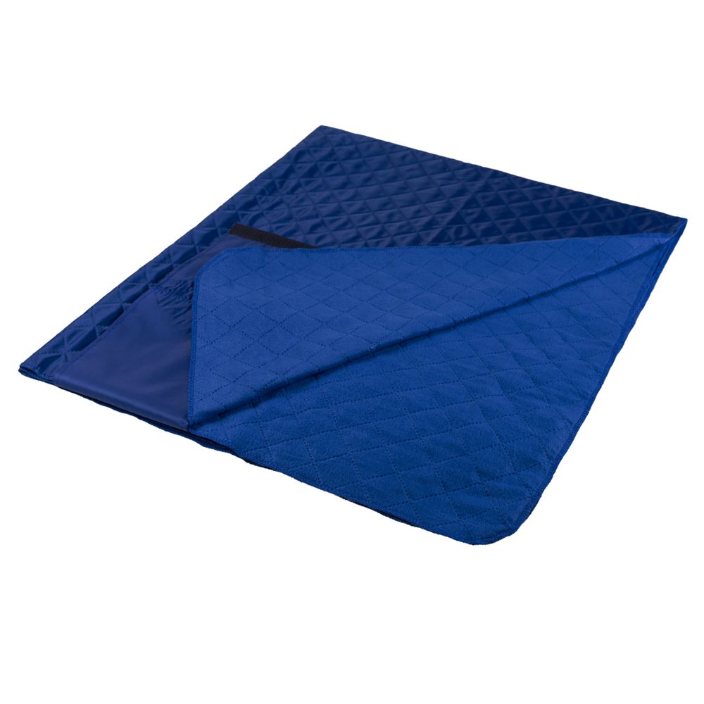 Плед для пикника Comfy, ярко-синий - фото от интернет-магазина подарков Хочу Дарю