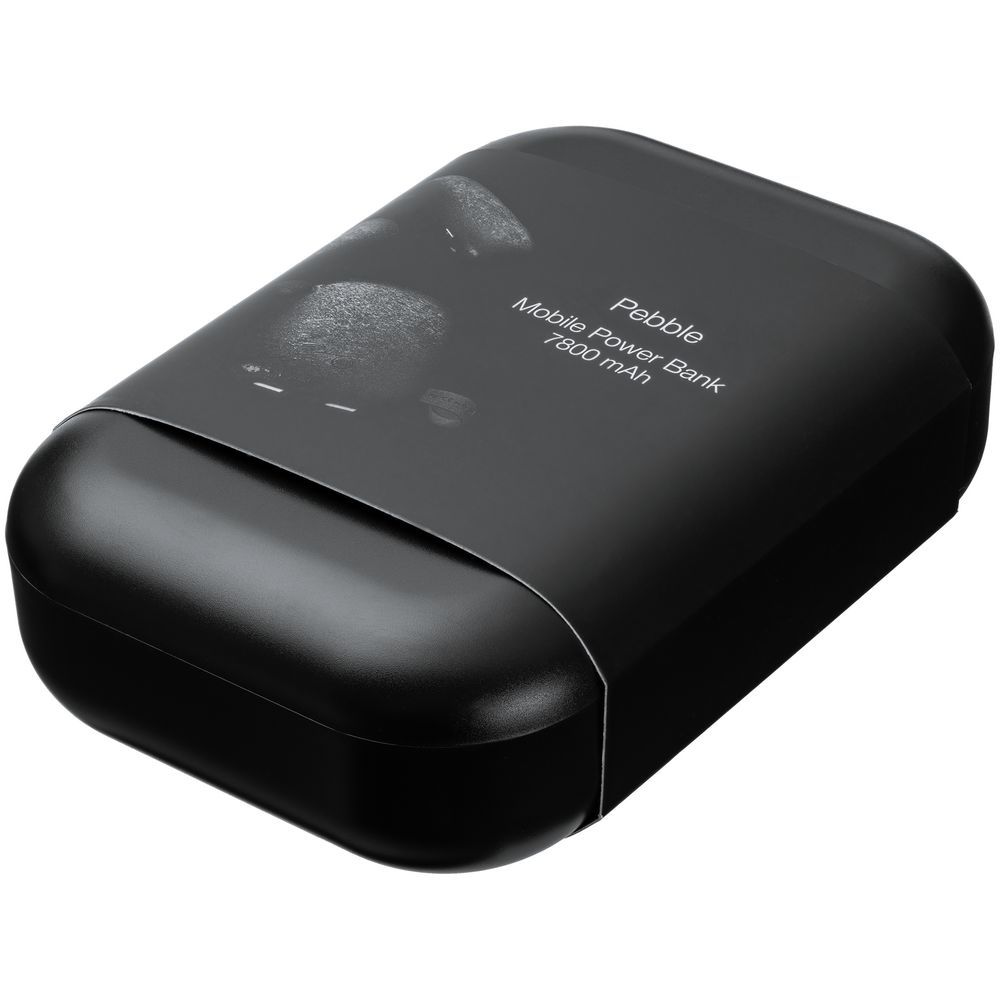 Внешний аккумулятор Pebble 7800 мАч, черный - фото от интернет-магазина подарков Хочу Дарю
