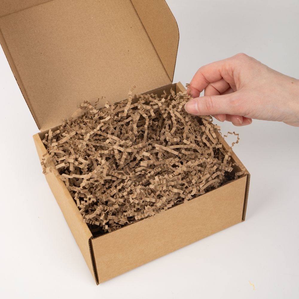 фото Бумажный наполнитель Chip, крафт от ХочуДарю Бумажный наполнитель Chip, крафт - фото от ХочуДарю