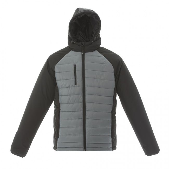 Куртка мужская "TIBET",серый/чёрный, M,100%  нейлон, 200  г/м2 - фото от интернет-магазина подарков ХочуДарю
