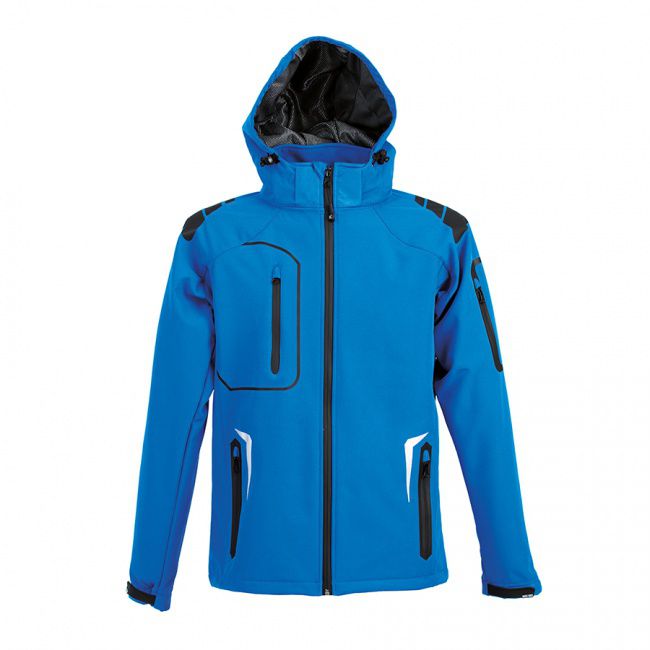 Куртка мужская "ARTIC", ярко-синий,L, 97% полиэстер, 3% эластан,  320 г/м2 - фото от интернет-магазина подарков ХочуДарю