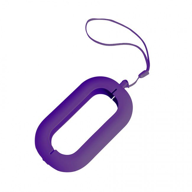 Обложка с ланъярдом к зарядному устройству "Seashell-2", фиолетовый,силикон - фото от интернет-магазина подарков Хочу Дарю