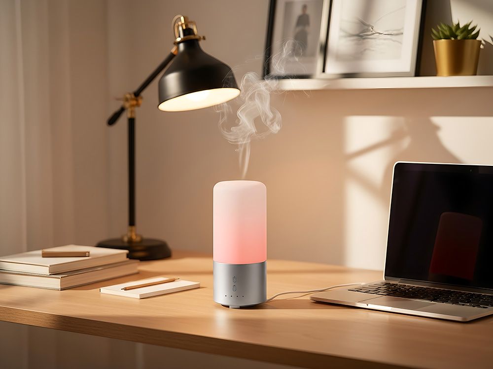 Увлажнитель воздуха с подсветкой Breathe - фото от интернет-магазина подарков Хочу Дарю