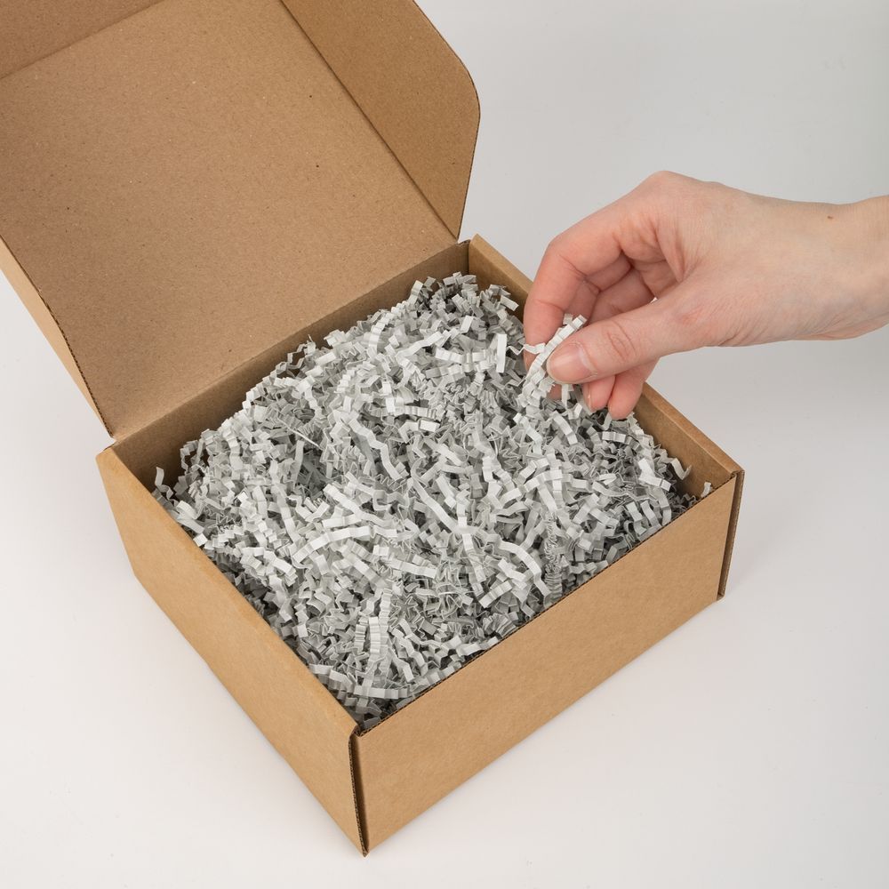 Бумажный наполнитель Chip, серый - фото от ХочуДарю