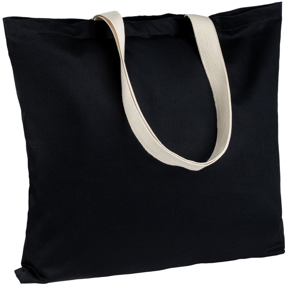 Холщовая сумка Shelty, черная - фото от интернет-магазина подарков Хочу Дарю