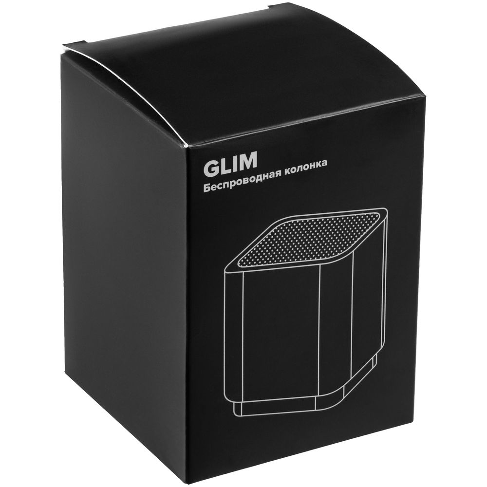 Беспроводная колонка с подсветкой логотипа Glim, красная - фото от интернет-магазина подарков Хочу Дарю