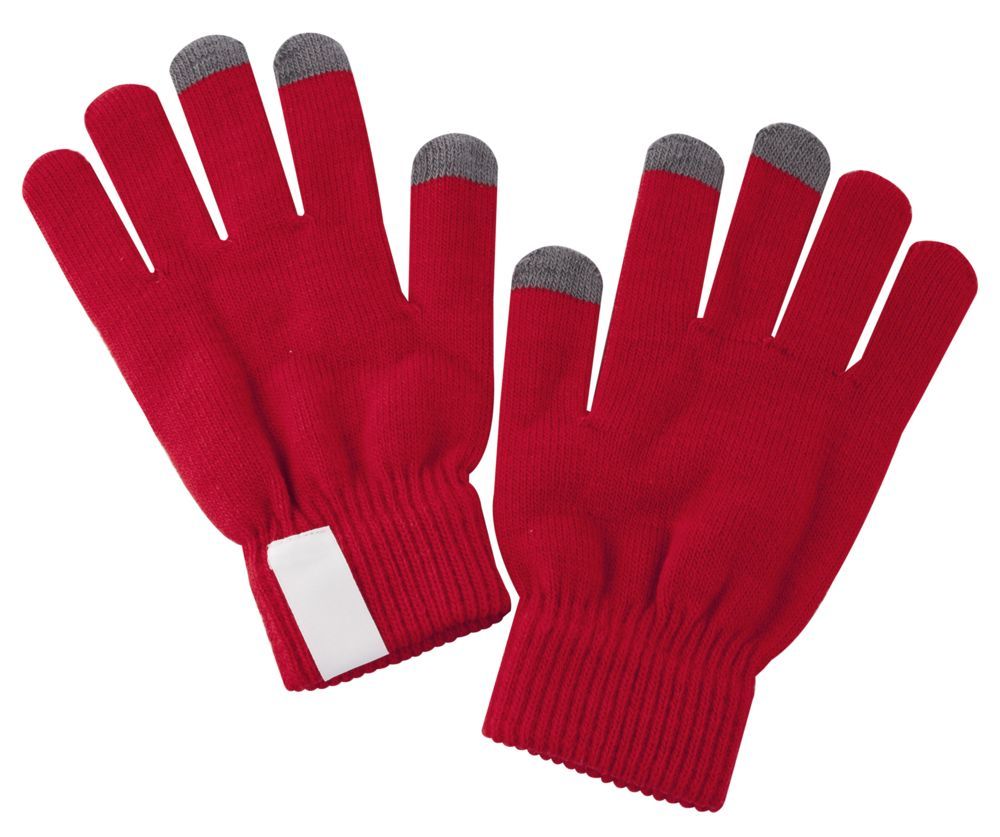 Сенсорные перчатки Scroll, красные - фото от интернет-магазина подарков Хочу Дарю