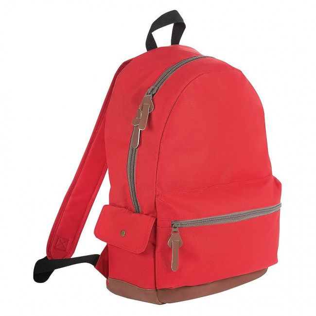 Рюкзак "PULSE", красный/серый, полиэстер  600D, 42х30х13 см, V16 литров - фото от интернет-магазина подарков Хочу Дарю