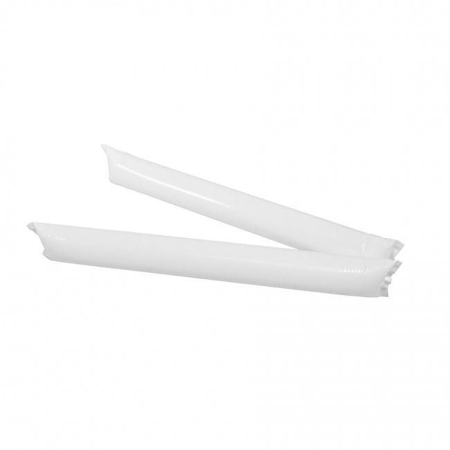Палки-стучалки надувные "Оле-Оле" ; белый; 60х10 см., ПВХ; - фото от интернет-магазина подарков ХочуДарю