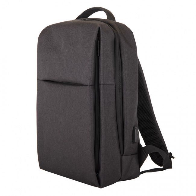 Рюкзак "Link", cерый, 42х30х12 см, 100% полиэстер - фото от интернет-магазина подарков Хочу Дарю