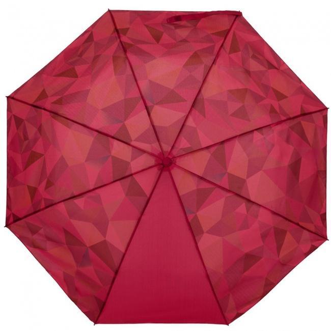 Складной зонт Gems, красный - фото от интернет-магазина подарков Хочу Дарю