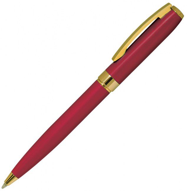 ROYALTY, ручка шариковая, красный/золотой, металл, лаковое покрытие - фото от интернет-магазина подарков ХочуДарю