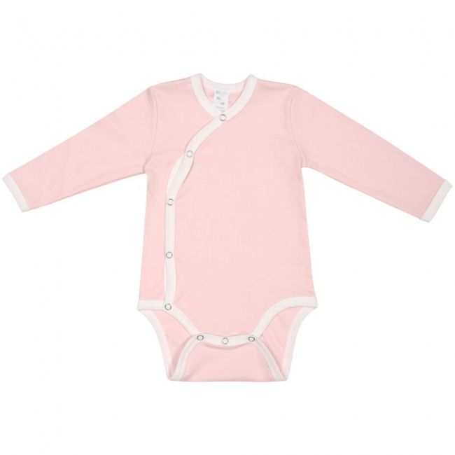 Боди детское Baby Prime, розовое с молочно-белым - фото от интернет-магазина подарков Хочу Дарю