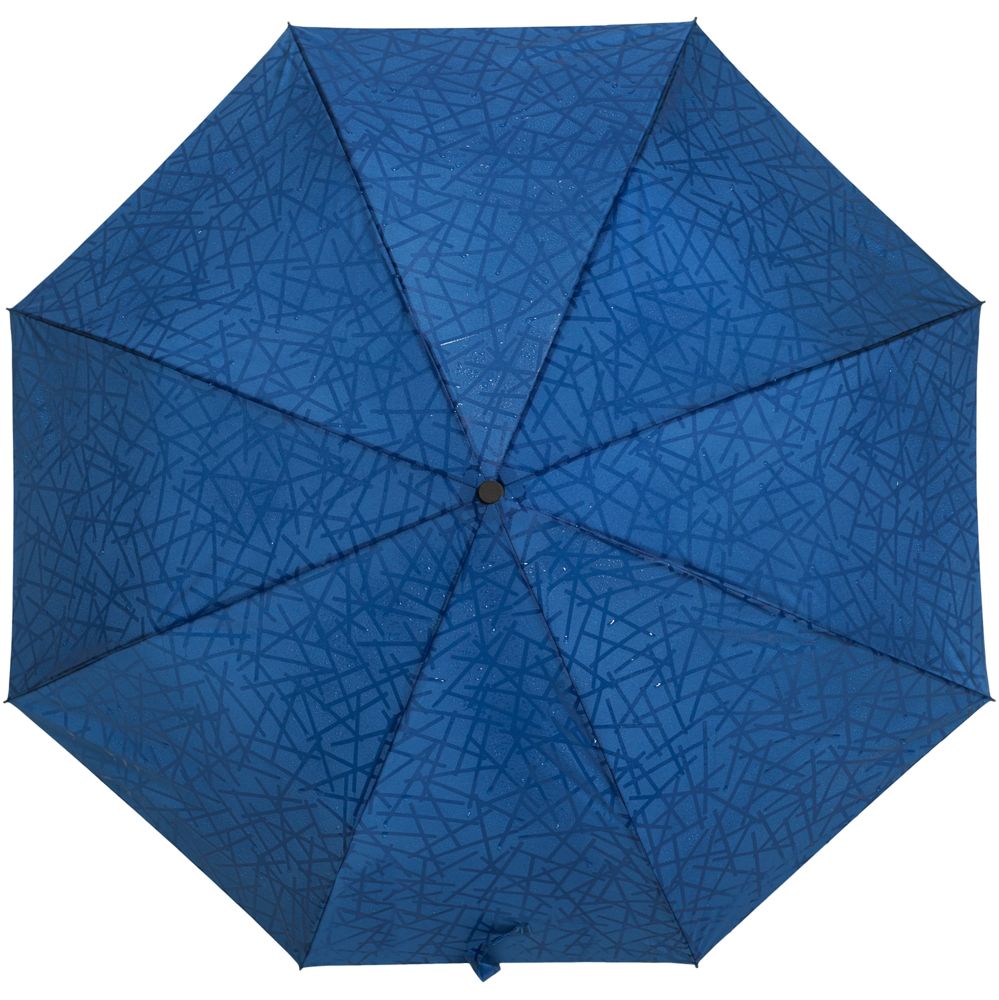 Складной зонт Magic с проявляющимся рисунком, синий - фото от интернет-магазина подарков Хочу Дарю