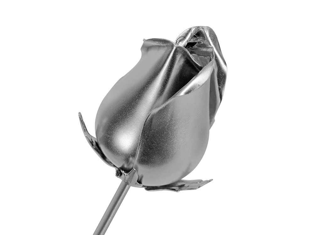 Роза с серебряным бутоном - фото от интернет-магазина подарков Хочу Дарю