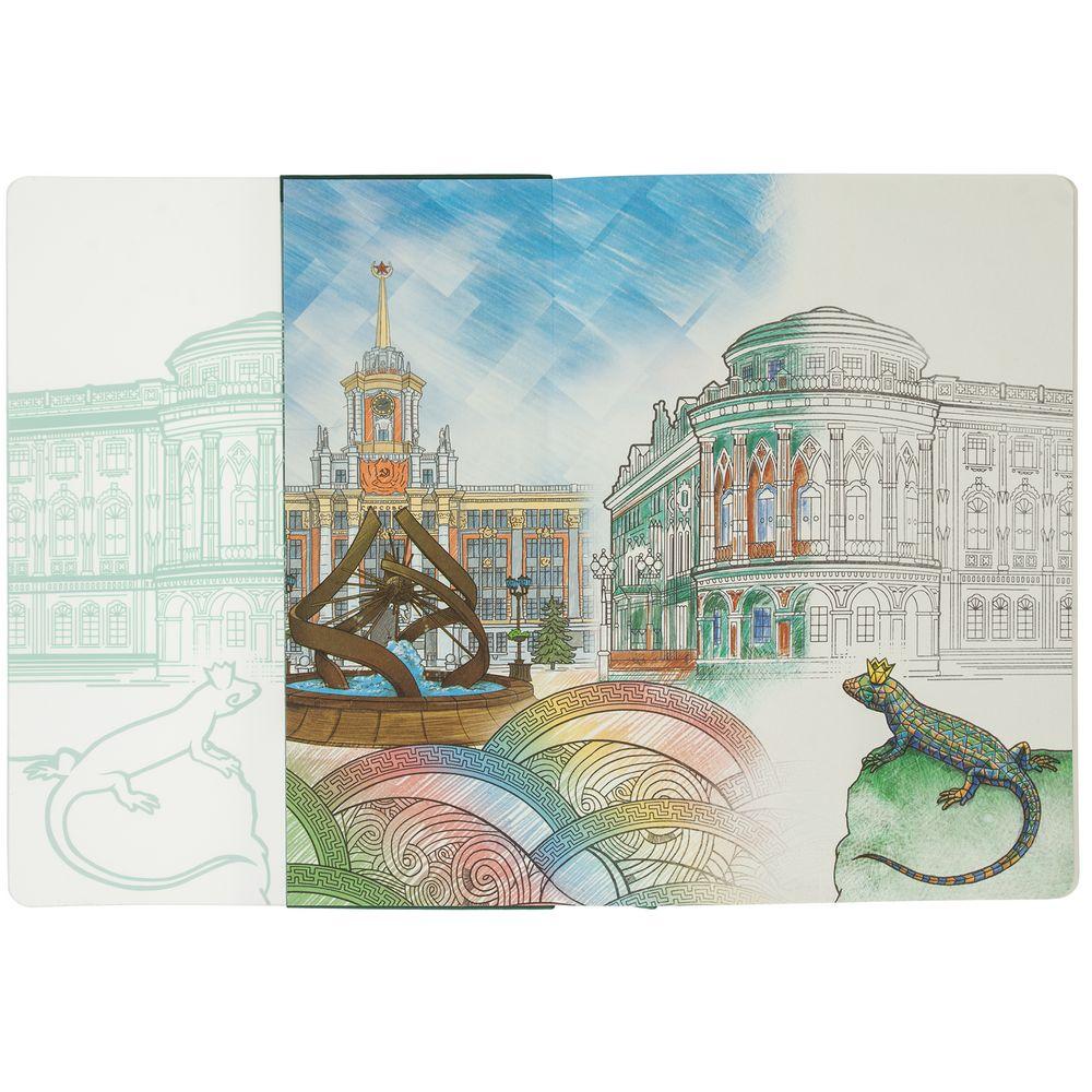 Блокнот «Города. Екатеринбург», зеленый - фото от интернет-магазина подарков Хочу Дарю