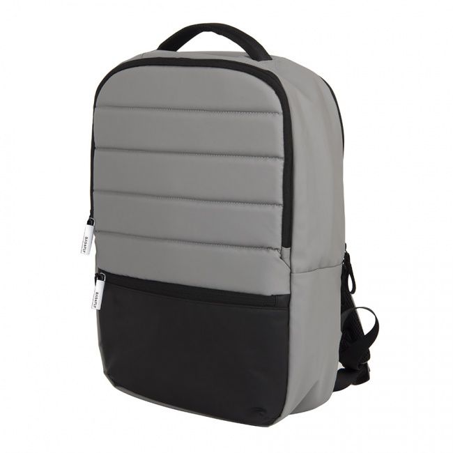 Рюкзак 'Stian", серый/черный, 42х28х12 см, 100% полиэстер - фото от интернет-магазина подарков Хочу Дарю