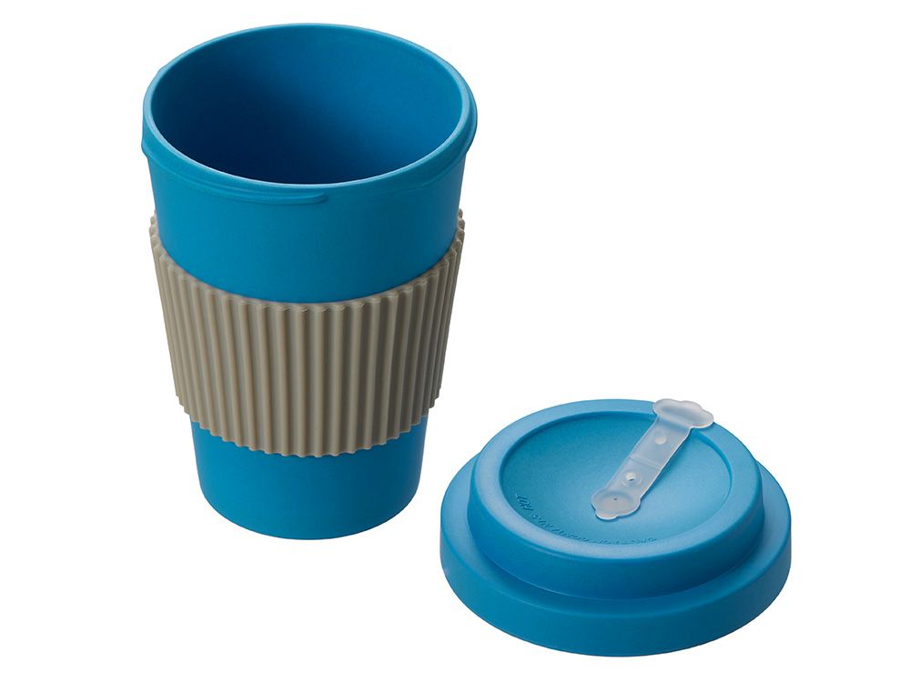 Термокружка из натуральных волокон «Muffin», голубой - фото от интернет-магазина подарков Хочу Дарю