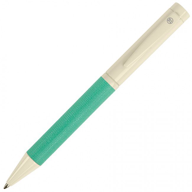 PROVENCE, ручка шариковая, хром/зеленый, металл, PU - фото от интернет-магазина подарков ХочуДарю