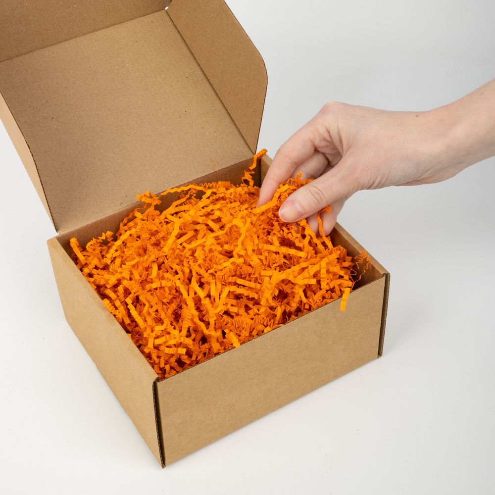 Бумажный наполнитель Chip, оранжевый - фото от ХочуДарю
