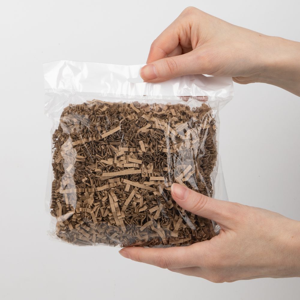 фото Бумажный наполнитель Chip, крафт от ХочуДарю Бумажный наполнитель Chip, крафт - фото от ХочуДарю