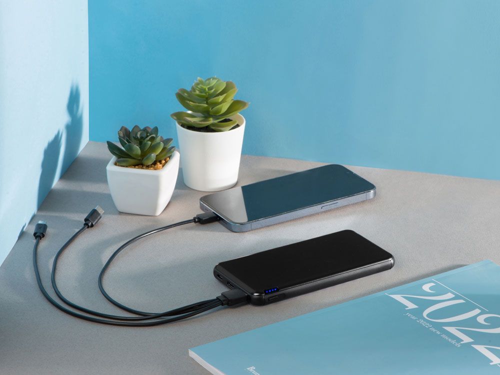 Внешний аккумулятор «Forge» v.2 , 10000 mAh, черный - фото от ХочуДарю