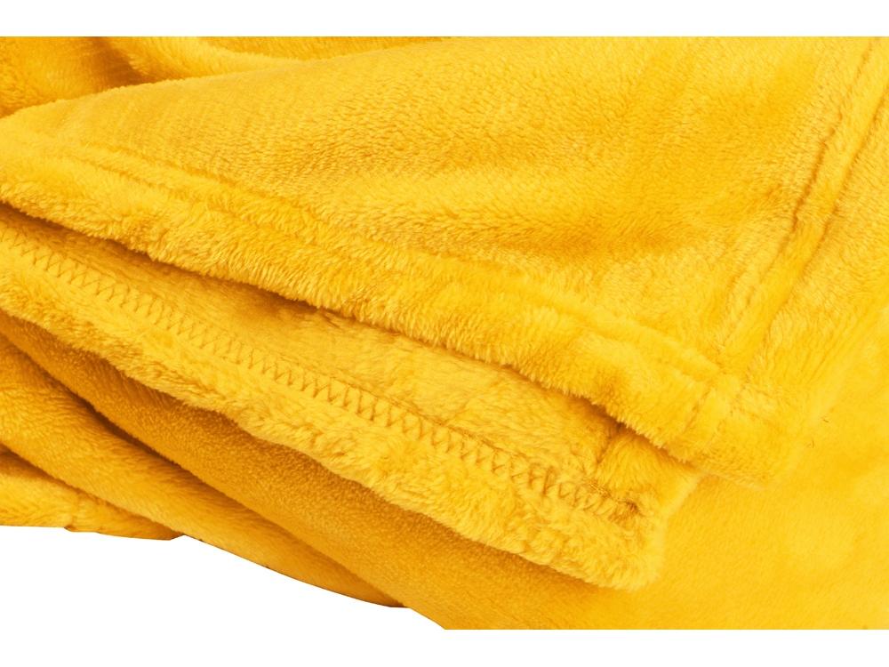 Плед мягкий флисовый Fancy желтый - фото от интернет-магазина подарков Хочу Дарю