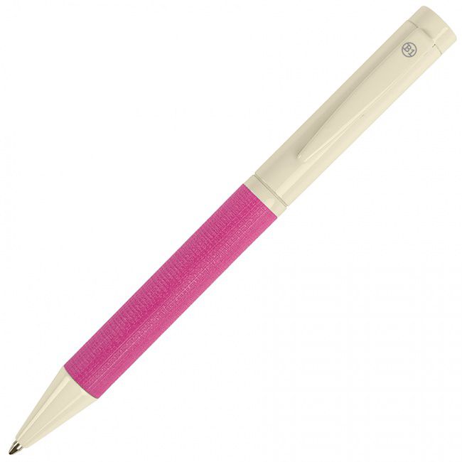PROVENCE, ручка шариковая, хром/розовый, металл, PU - фото от интернет-магазина подарков ХочуДарю