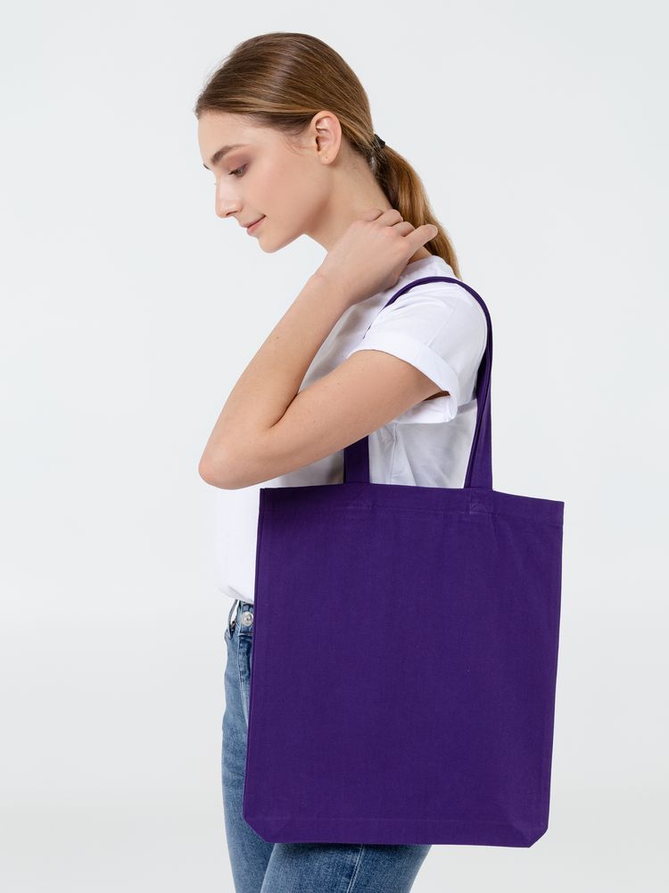 Холщовая сумка Avoska, фиолетовая - фото от интернет-магазина подарков Хочу Дарю