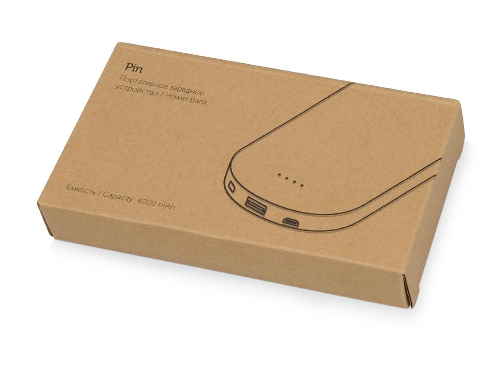 Портативное зарядное устройство Pin с клипом, 4000 mAh - фото от интернет-магазина подарков Хочу Дарю