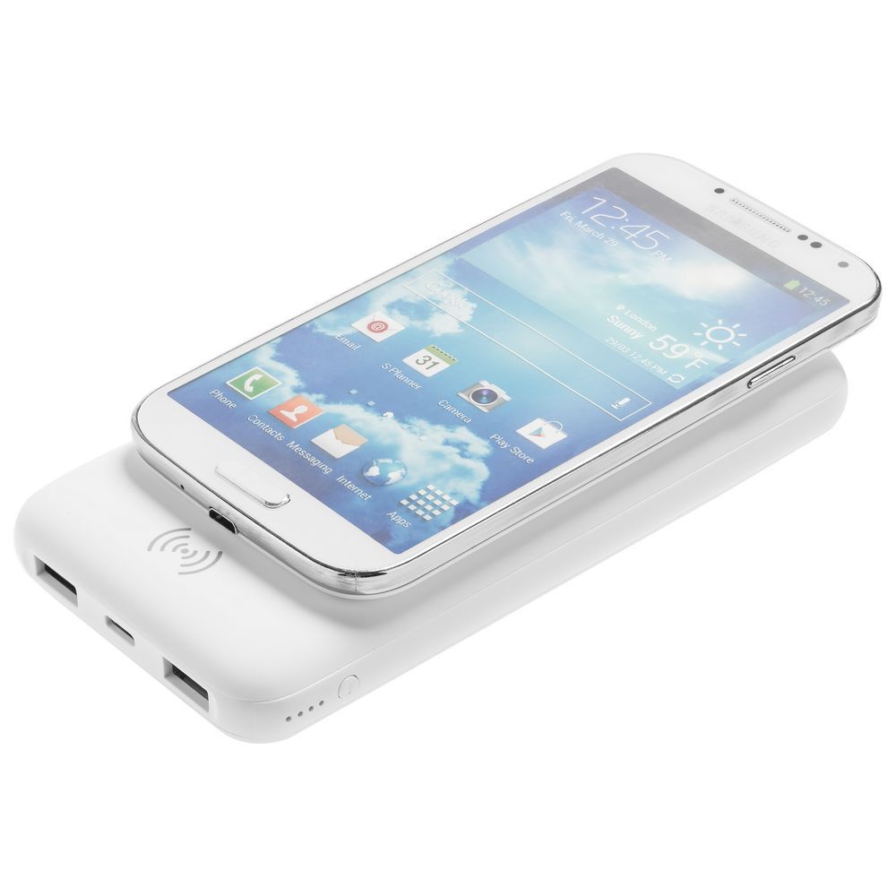 Aккумулятор Uniscend Quick Charge Wireless 10000 мАч, белый - фото от интернет-магазина подарков Хочу Дарю