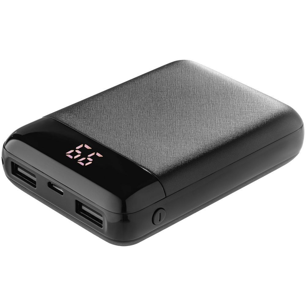 Внешний аккумулятор Uniscend Full Feel 10000 мАч с индикатором, черный - фото от интернет-магазина подарков Хочу Дарю