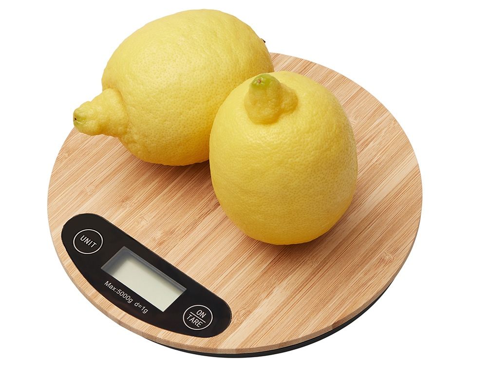 Бамбуковые кухонные весы Scale - фото от интернет-магазина подарков Хочу Дарю