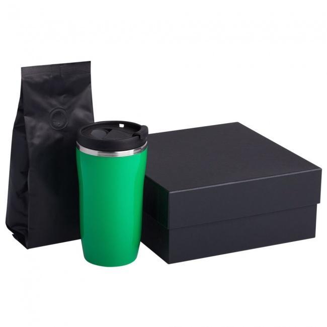 Набор Grain: термостакан и кофе, зеленый - фото от интернет-магазина подарков Хочу Дарю