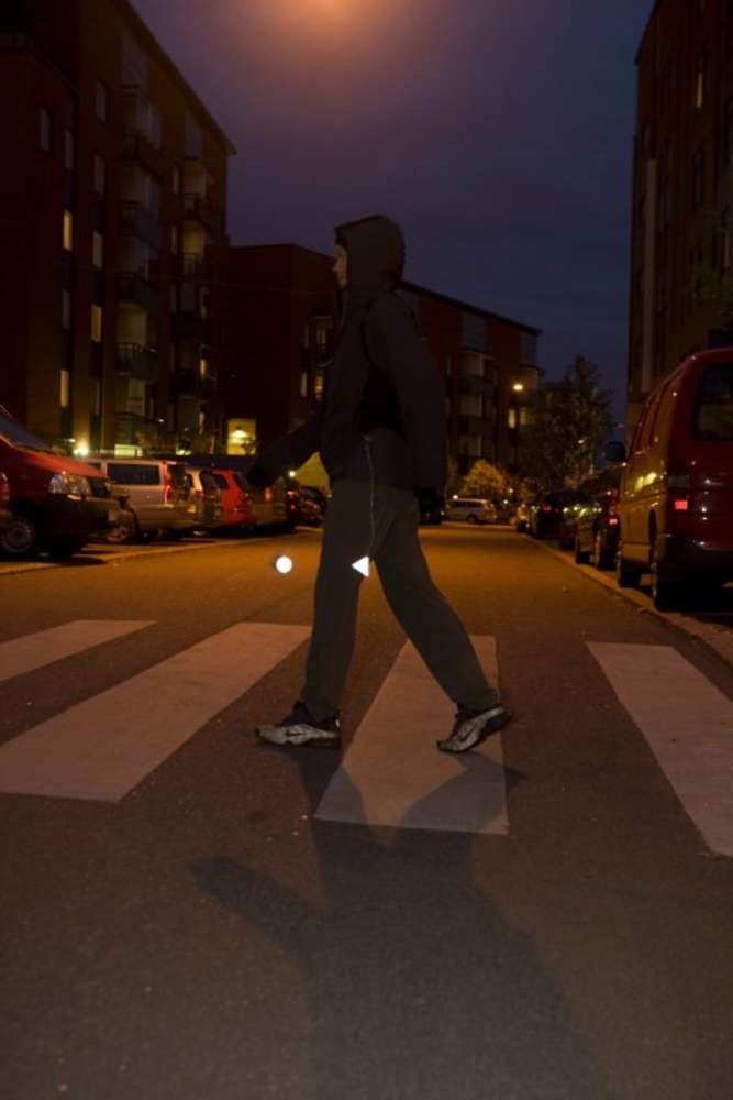Пешеходный светоотражатель «Круг», белый - фото от интернет-магазина подарков Хочу Дарю
