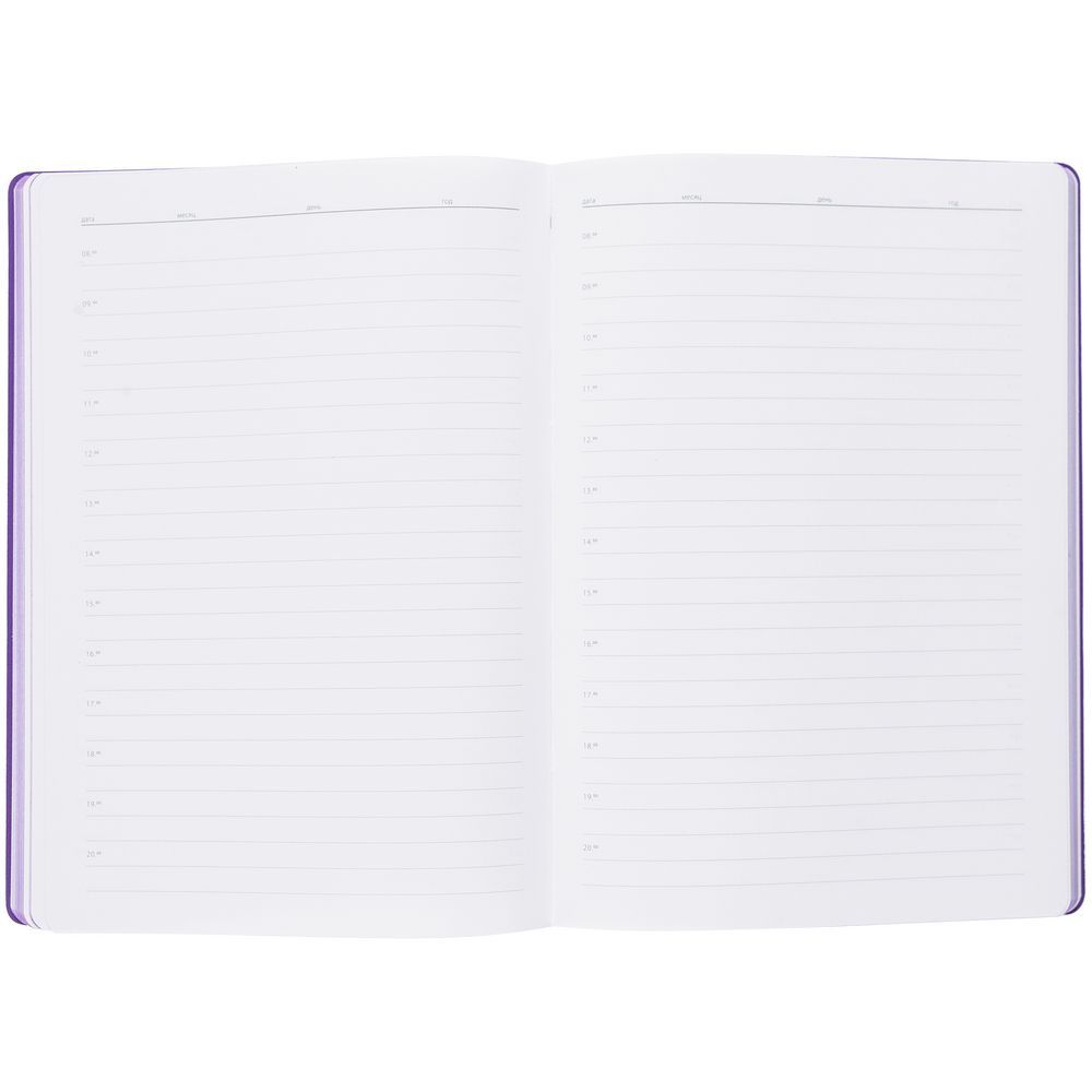 Ежедневник Flexpen, недатированный, серебристо-фиолетовый - фото от интернет-магазина подарков Хочу Дарю