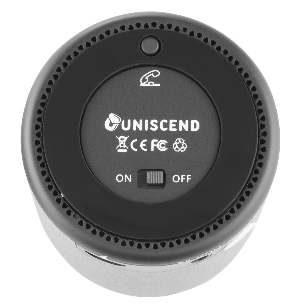 Беспроводная колонка Uniscend Grinder, серая - фото от интернет-магазина подарков Хочу Дарю