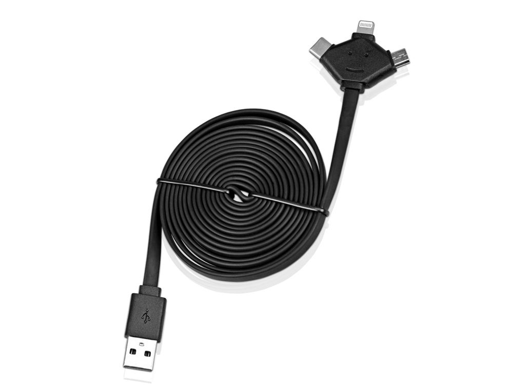 USB-переходник W Cable 3 в 1 - фото от интернет-магазина подарков Хочу Дарю