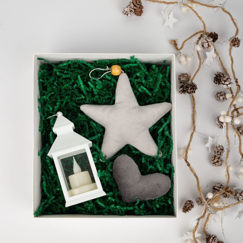 Бумажный наполнитель Chip, темно-зеленый (изумрудный) - фото от ХочуДарю